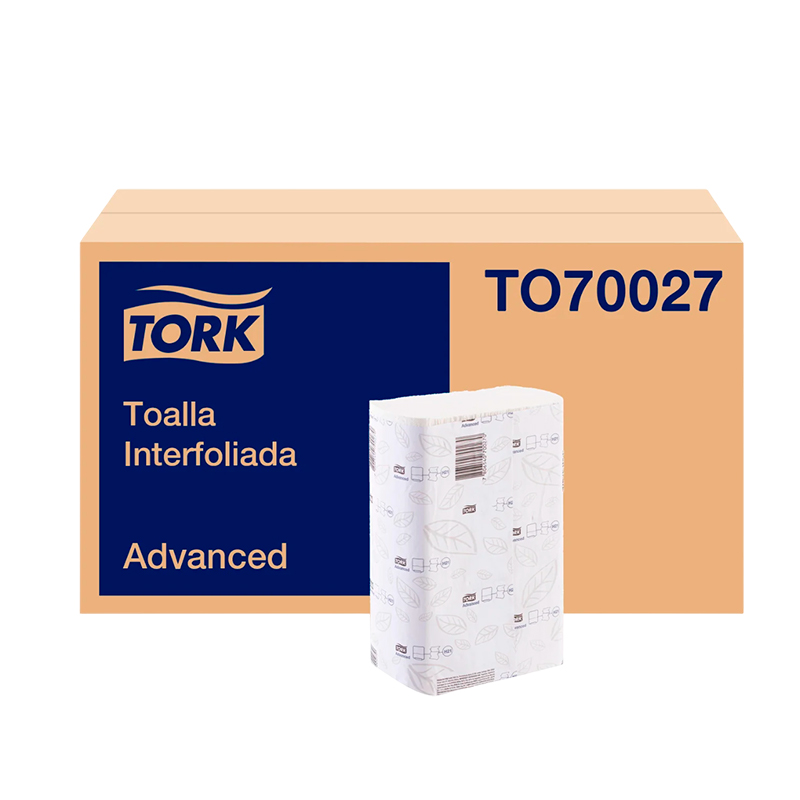 Toalla Advanced Interfoliada Tork Doble Hoja 16×200 Hojas