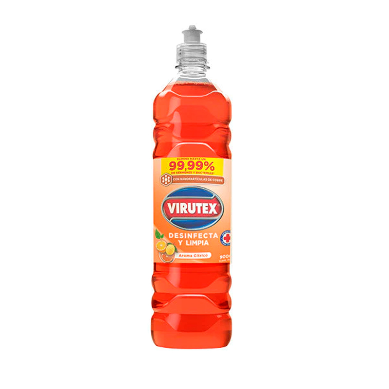 Limpiador desinfectante citrico 900 cc Virutex