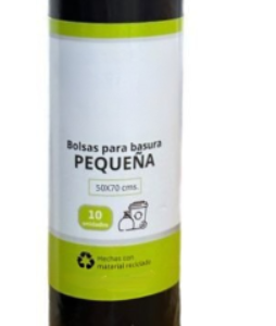 Bolsas Basura 50x70 Rollo 10 unidades Limpie Max