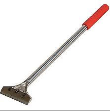 Raspador pavimento 10 CM c/mango 1,20 MT