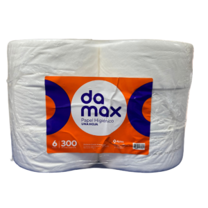 Higiénico Damax 300 Mts x 6 Rollos H/S