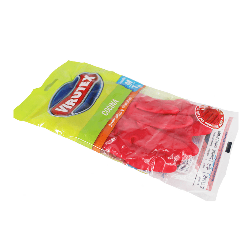 Guante Multiuso Antibacterial Cobre Rojo Talla M Virutex