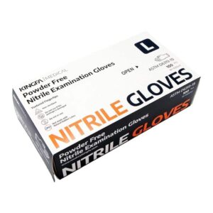 Alternative view of Guante Nitrilo Color azul Talla L 100 un