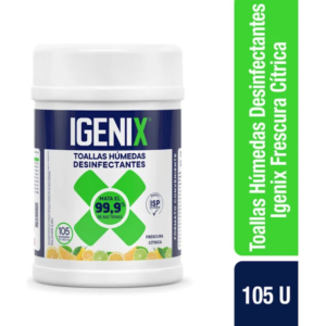 Igenix Wipes Desinfección Frasco 105 Unid