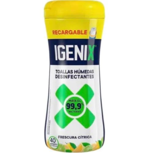 Igenix Wipes Desinfección Frasco 40 u