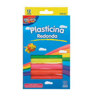 Plasticina  Proarte 12 Colores Redonda