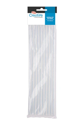 Silicona En Barra 11 Mm 6 Unidades 30 Cm Art & Craft
