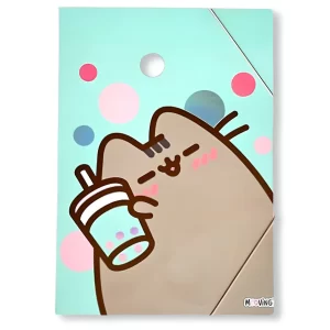 Carpeta Oficio 3 Solapas Pusheen
