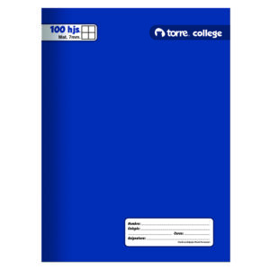 Alternative view of Cuaderno College Torre Liso  Mat. 7mm. 100hjs