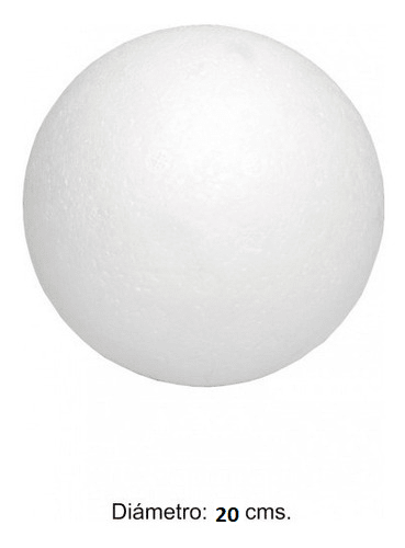Esfera plumavit 20 Cms