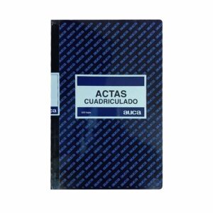 Libro Actas Cuadriculado 100 Hjs Auca