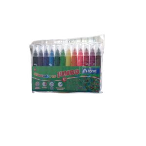 Plumones  Dibujo Jumbo 12 Colores Torre