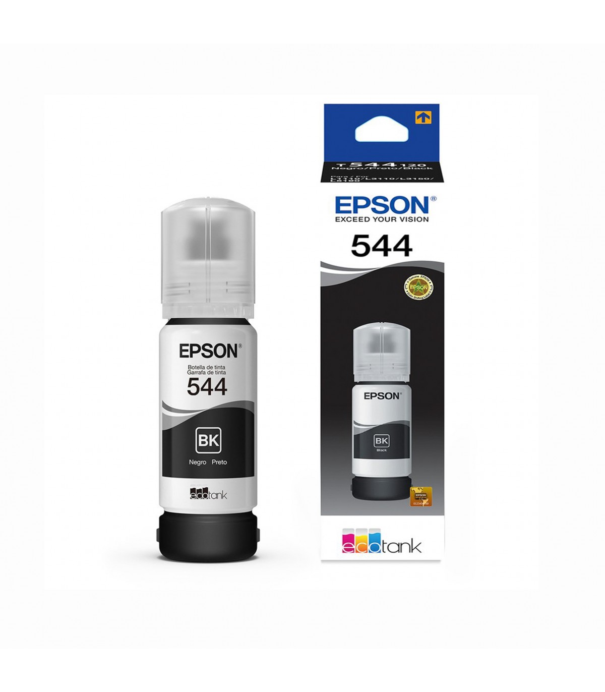 T544120 TINTA EPSON NEGRO L3110 L3150 L5190 L3250 (65ml)