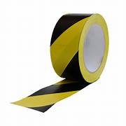 Cinta 50x33mm amarillo negro