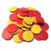 Fichas Biciolor para contar