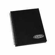 Croquera negra hoja NEGRA 50hjs 16x21